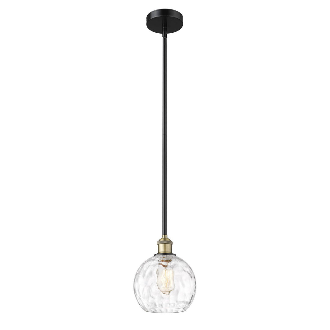 Innovations Edison 616-1S-BAB-G1215-8 Pendant Light - Black Antique Brass