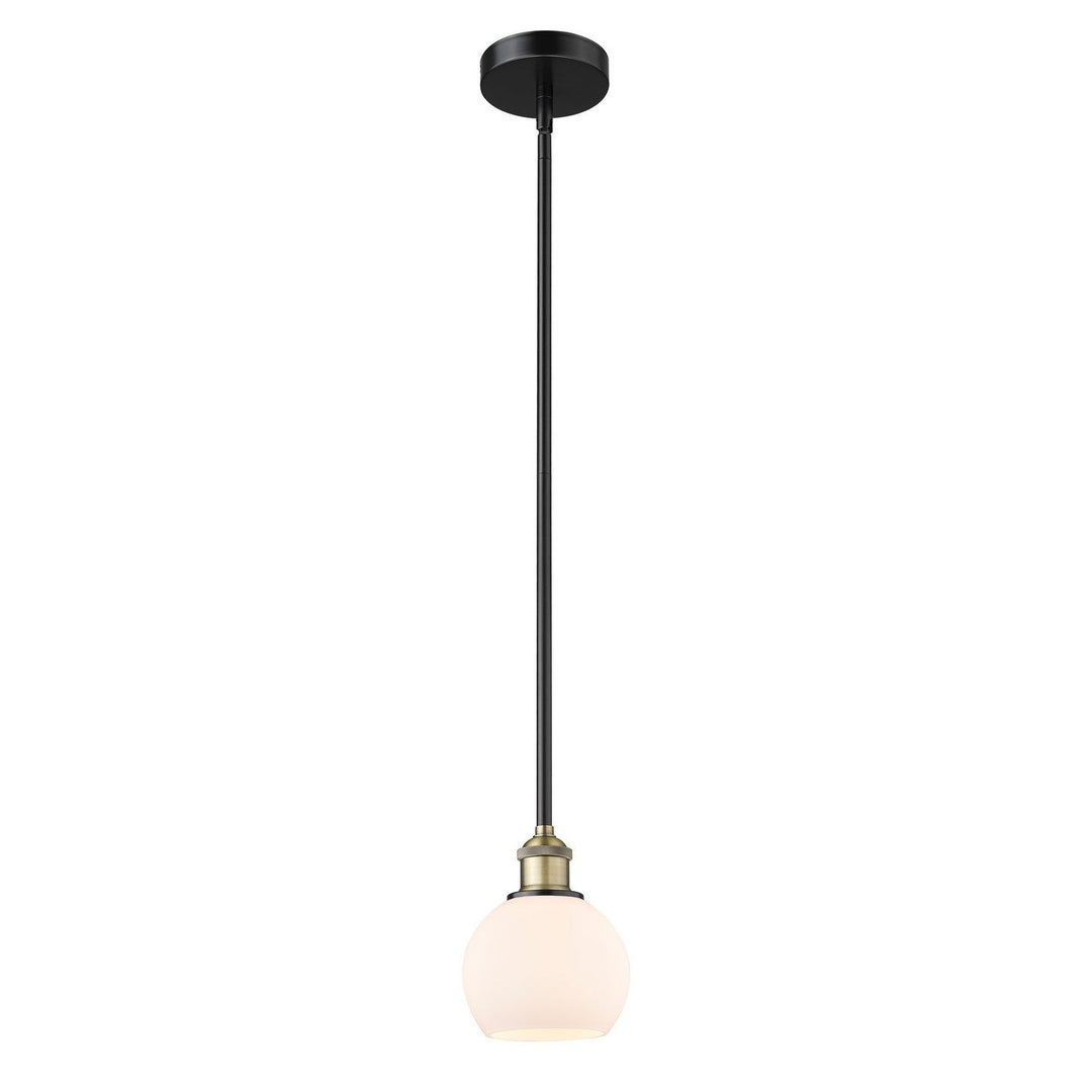 Innovations Edison 616-1S-BAB-G121-6 Pendant Light - Black Antique Brass