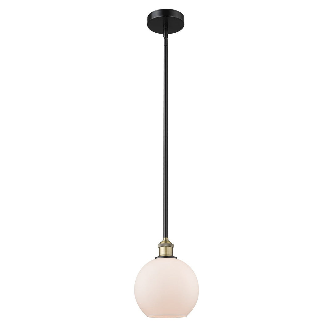 Innovations Edison 616-1S-BAB-G121-8 Pendant Light - Black Antique Brass