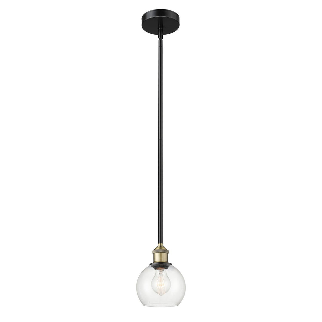 Innovations Edison 616-1S-BAB-G122-6 Pendant Light - Black Antique Brass
