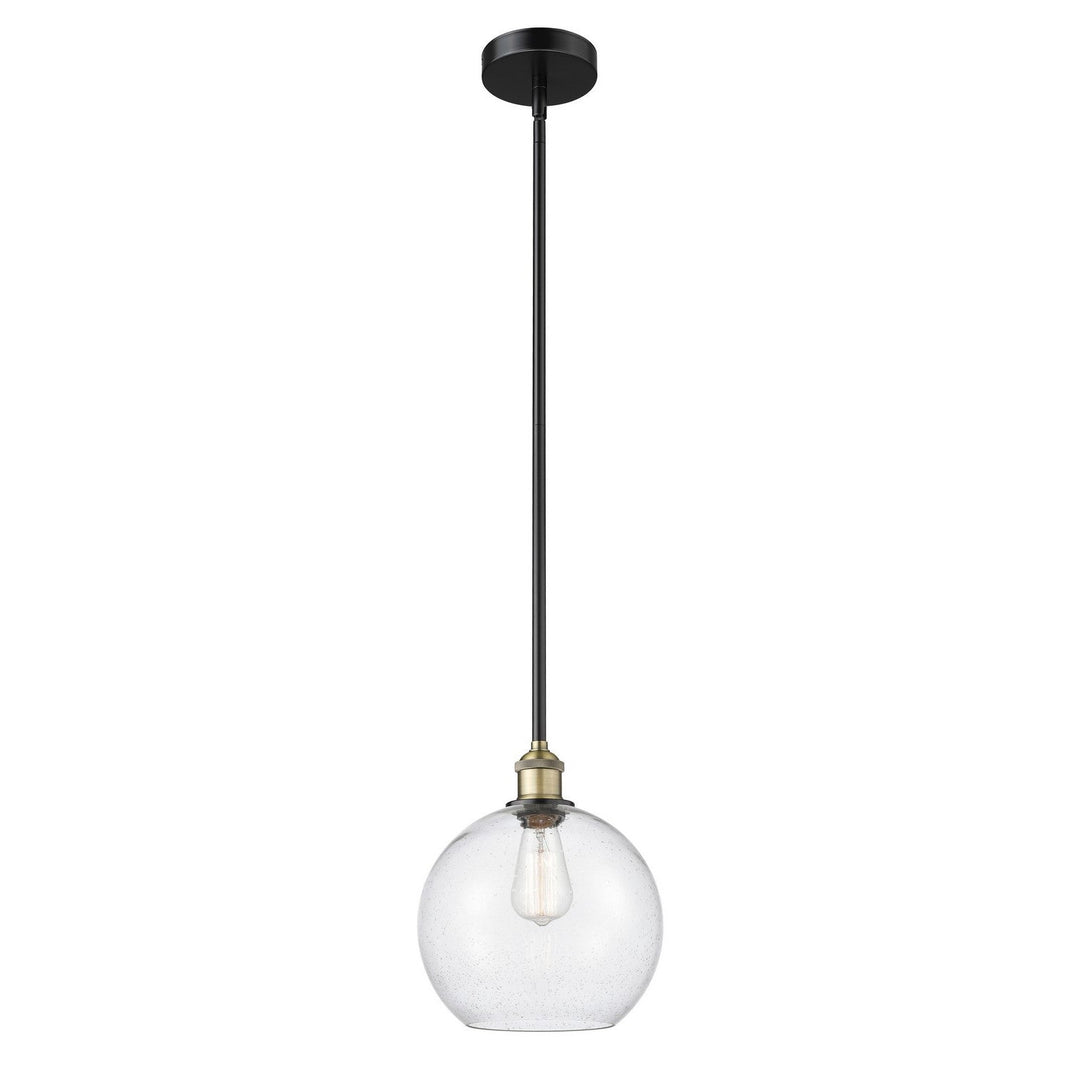 Innovations Edison 616-1S-BAB-G124-10 Pendant Light - Black Antique Brass