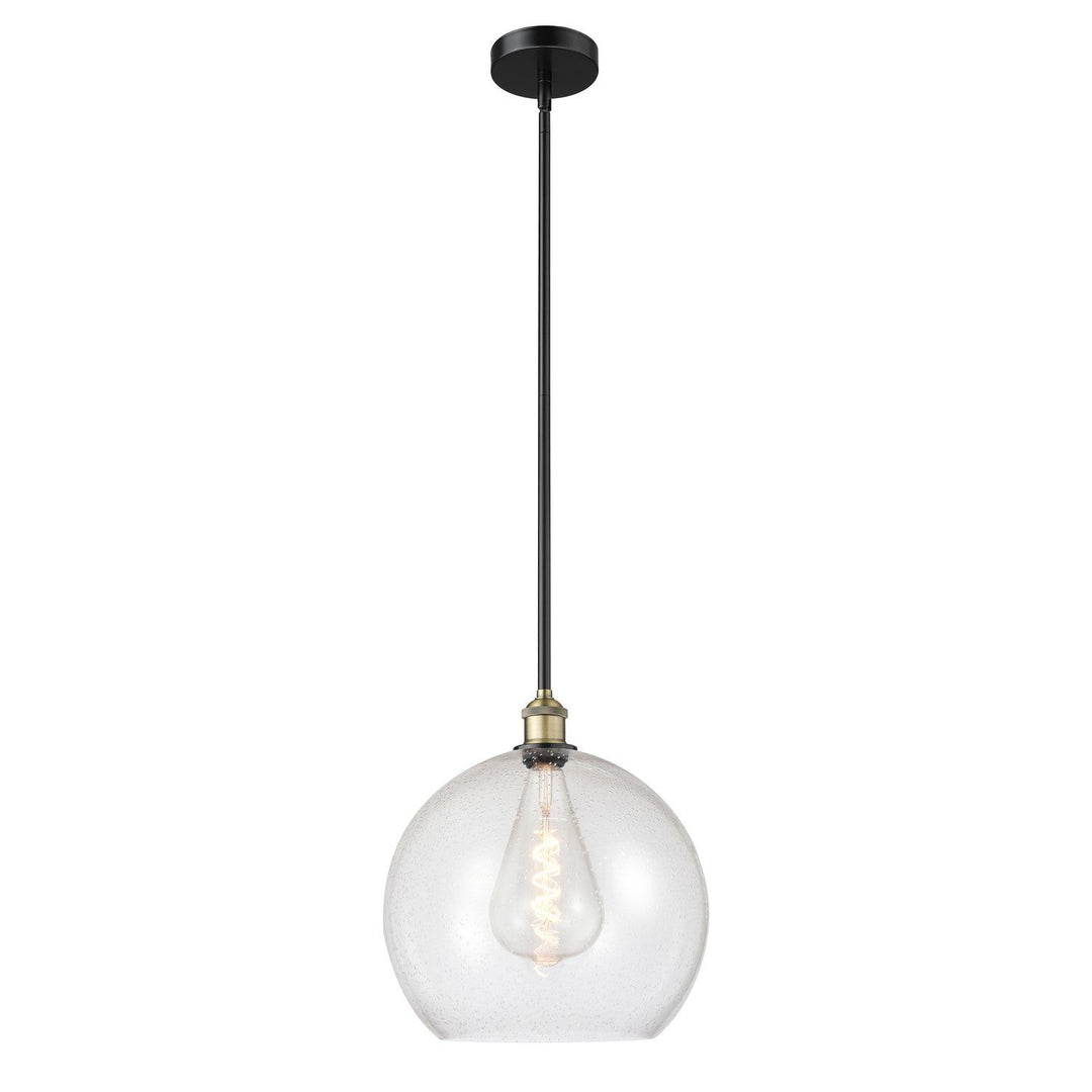 Innovations Edison 616-1S-BAB-G124-14 Pendant Light - Black Antique Brass