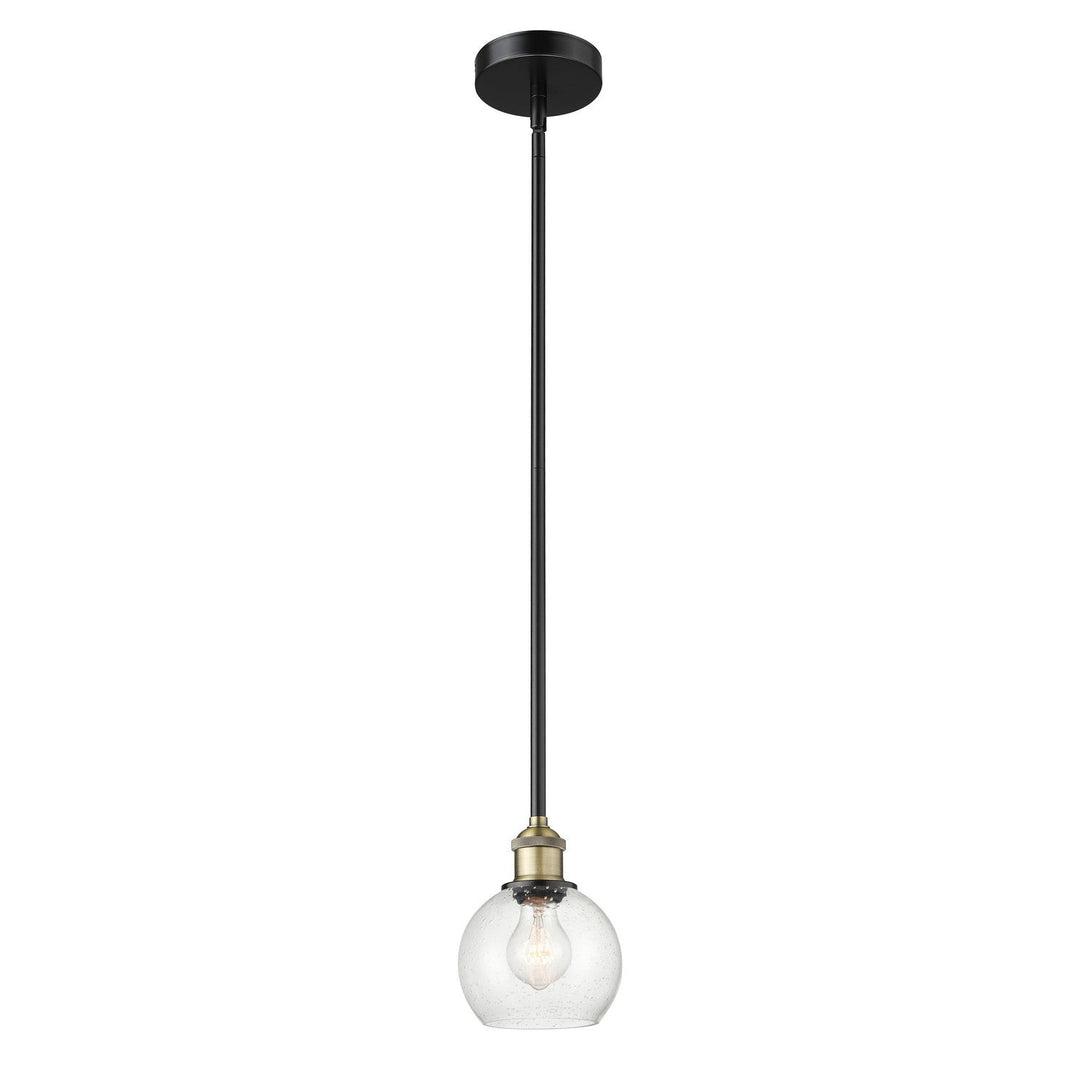 Innovations Edison 616-1S-BAB-G124-6 Pendant Light - Black Antique Brass