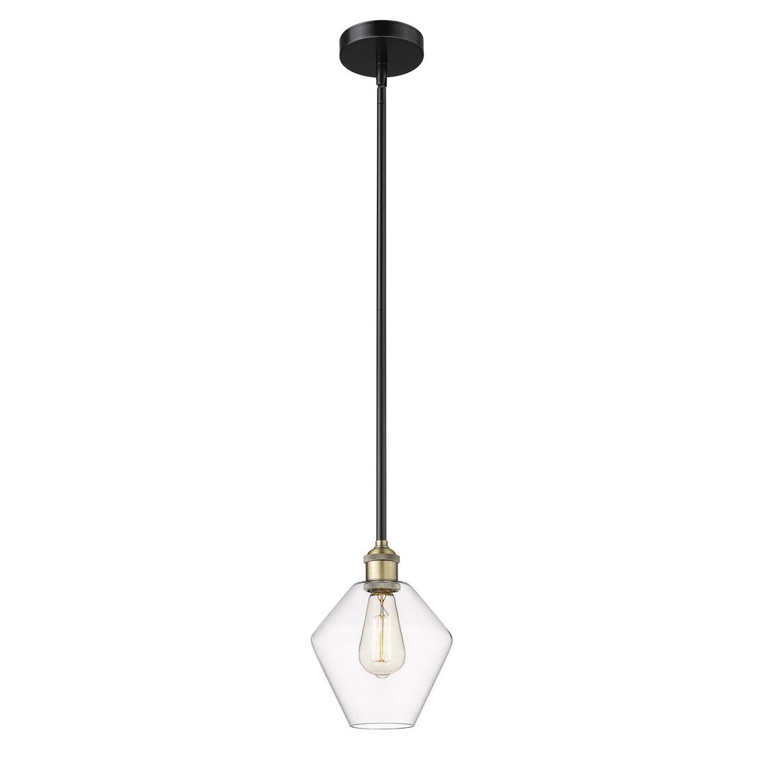 Innovations Edison 616-1S-BAB-G652-8 Pendant Light - Black Antique Brass