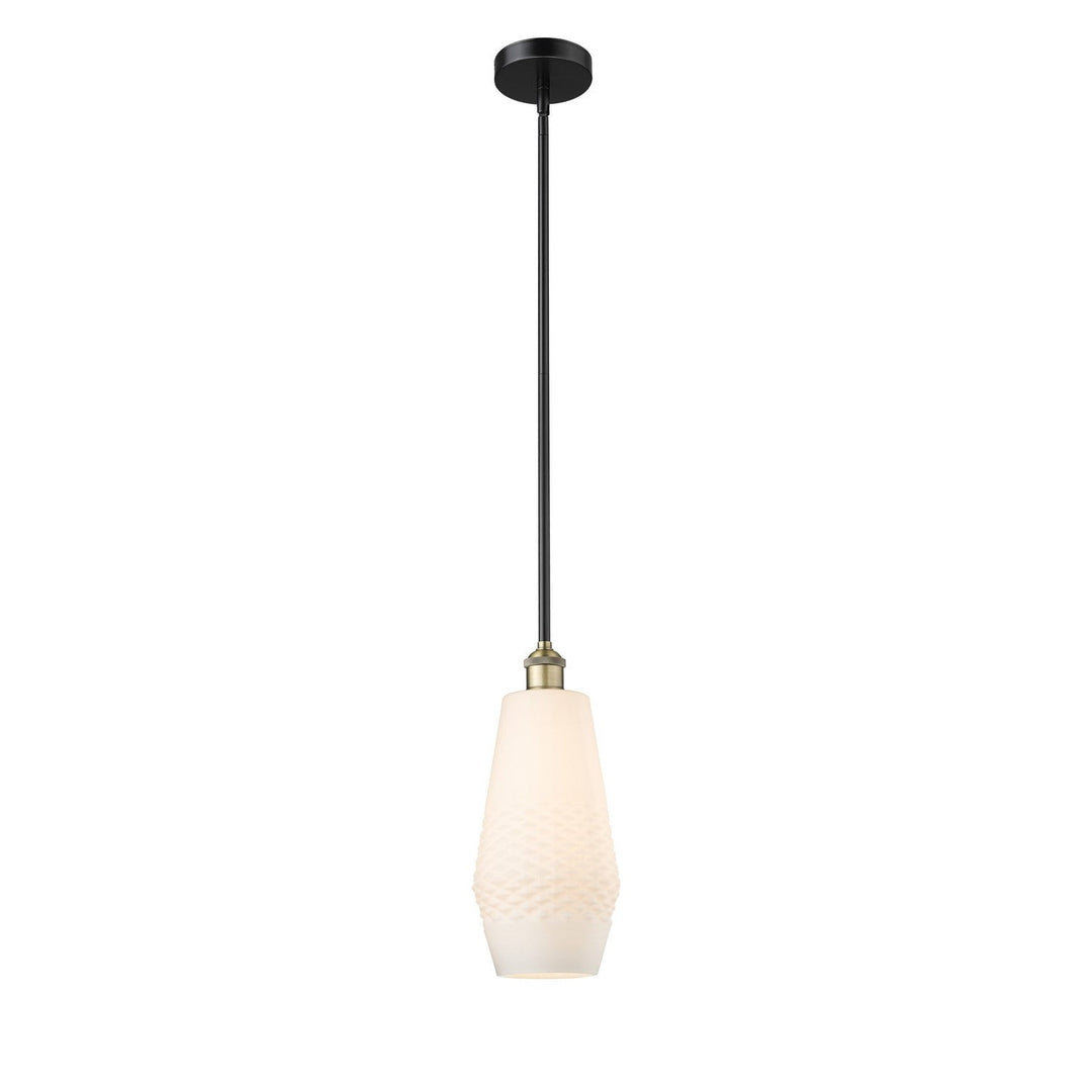 Innovations Edison 616-1S-BAB-G681-7 Pendant Light - Black Antique Brass