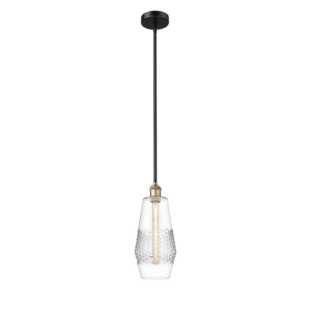 Innovations Edison 616-1S-BAB-G682-7 Pendant Light - Black Antique Brass