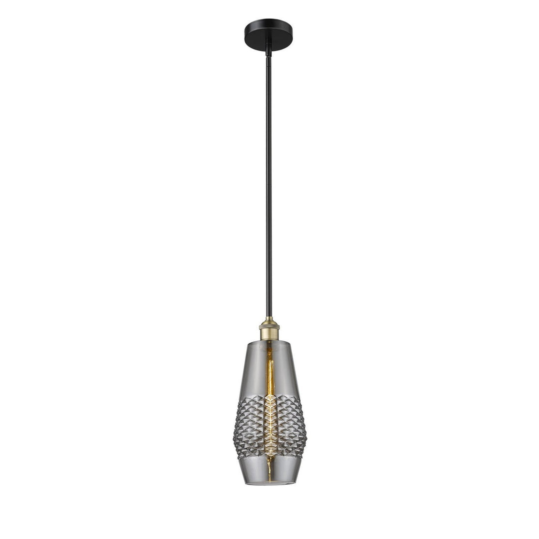 Innovations Edison 616-1S-BAB-G683-7 Pendant Light - Black Antique Brass