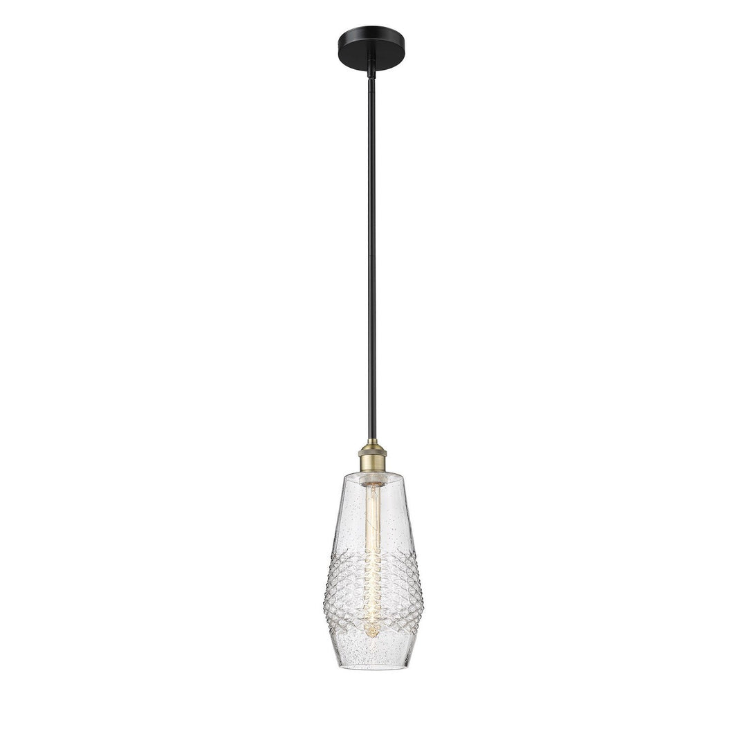 Innovations Edison 616-1S-BAB-G684-7 Pendant Light - Black Antique Brass