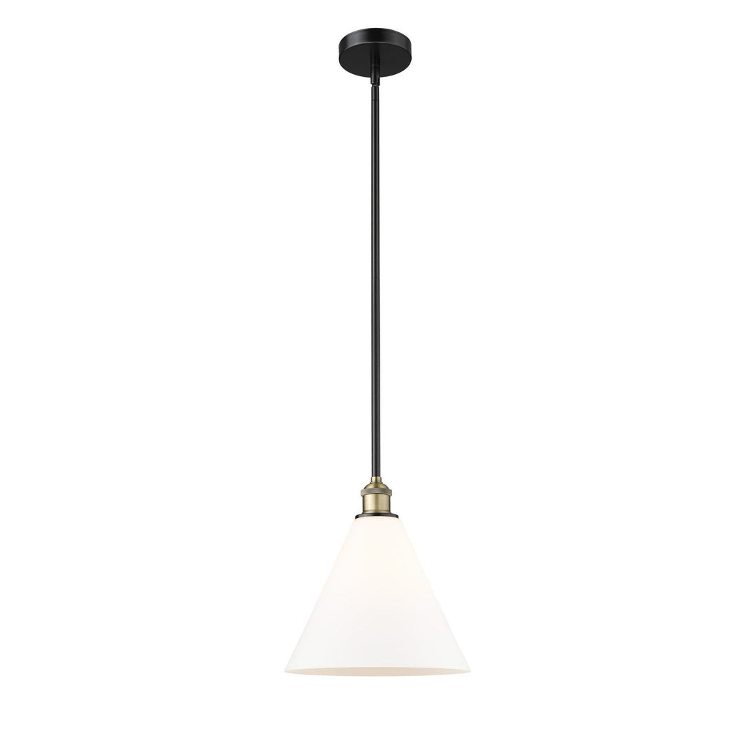Innovations Edison 616-1S-BAB-GBC-121 Pendant Light - Black Antique Brass