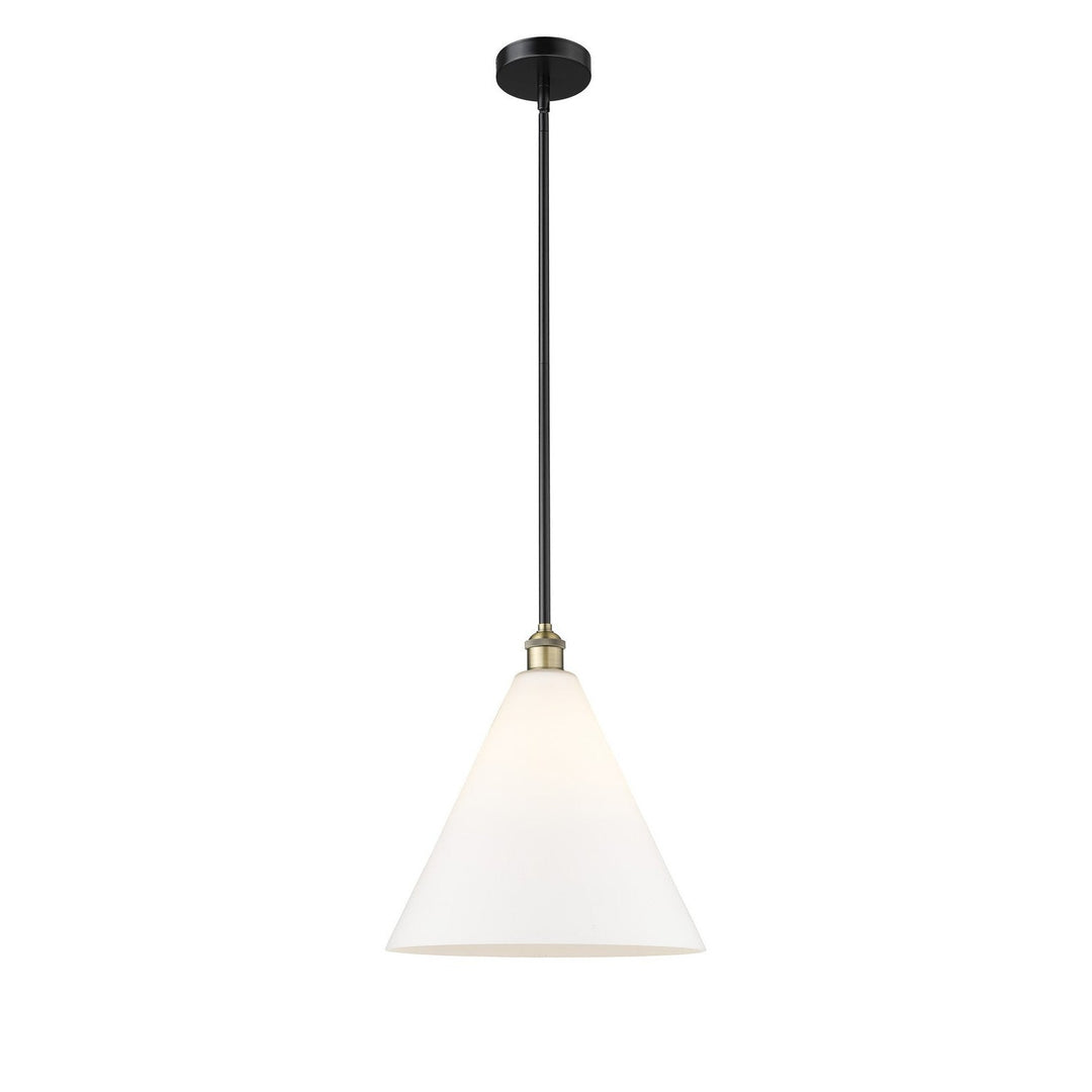 Innovations Edison 616-1S-BAB-GBC-161 Pendant Light - Black Antique Brass