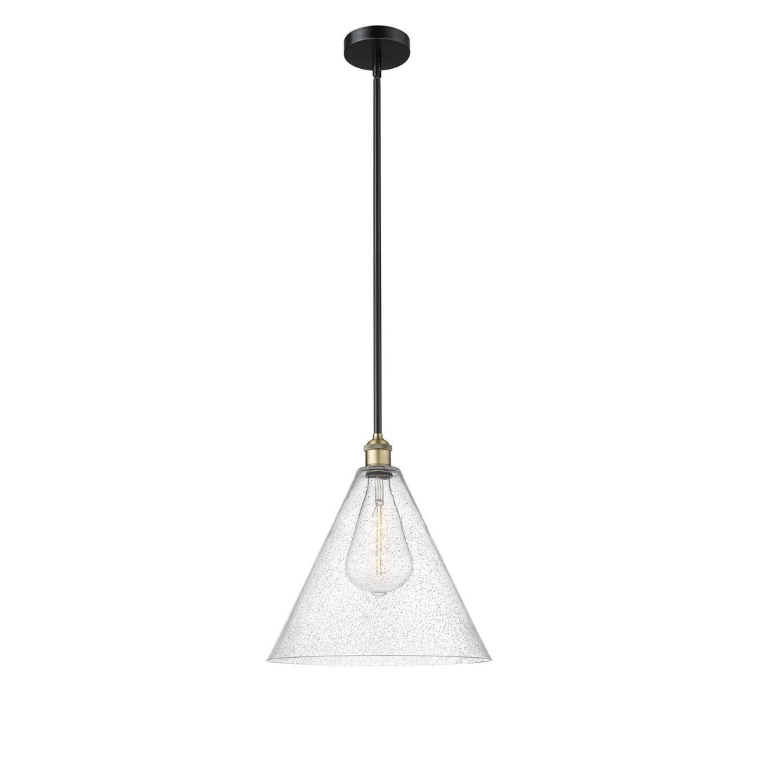 Innovations Edison 616-1S-BAB-GBC-164 Pendant Light - Black Antique Brass