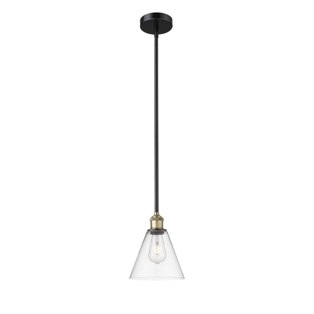 Innovations Edison 616-1S-BAB-GBC-82 Pendant Light - Black Antique Brass