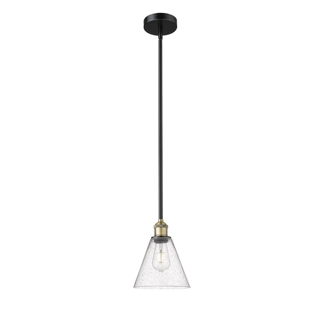 Innovations Edison 616-1S-BAB-GBC-84 Pendant Light - Black Antique Brass