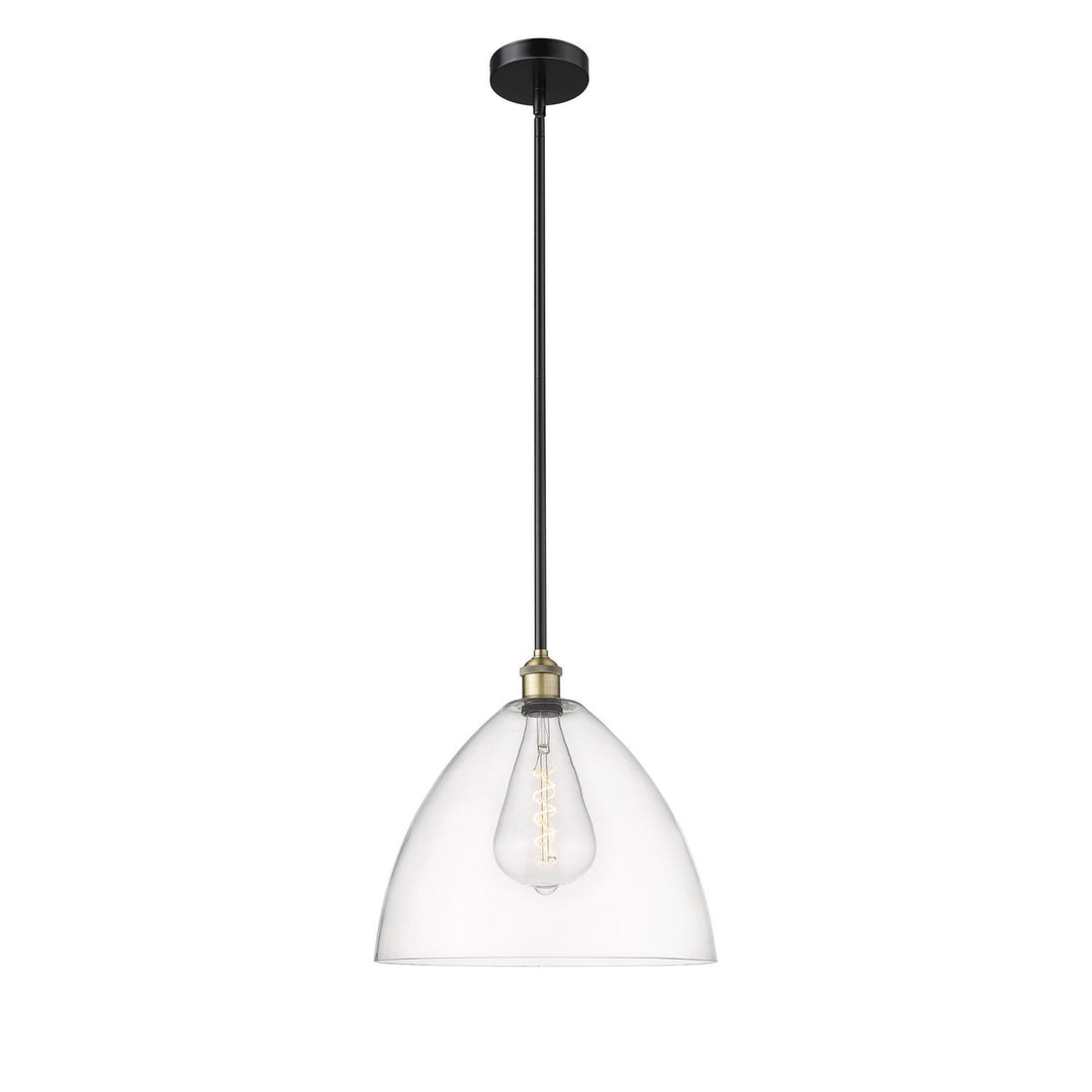 Innovations Edison 616-1S-BAB-GBD-162 Pendant Light - Black Antique Brass