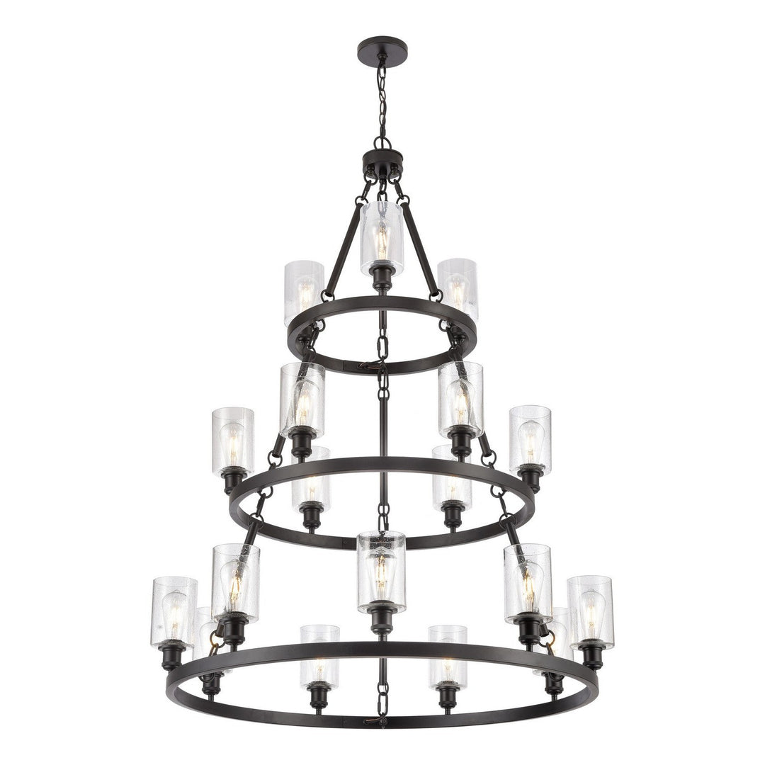 Innovations Ballston 82034-BK-G804 Chandelier Light - Matte Black