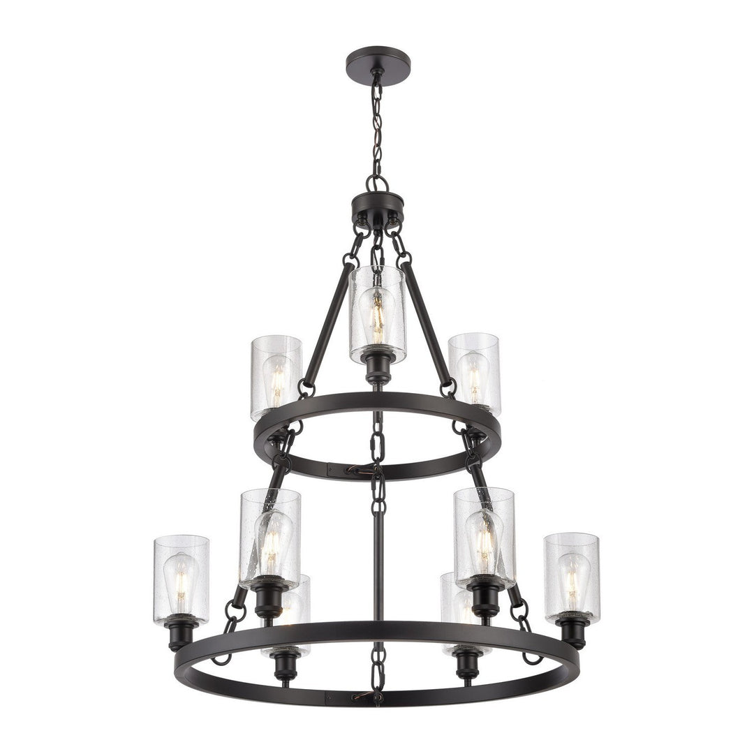 Innovations Ballston 8203-BK-G804 Chandelier Light - Matte Black