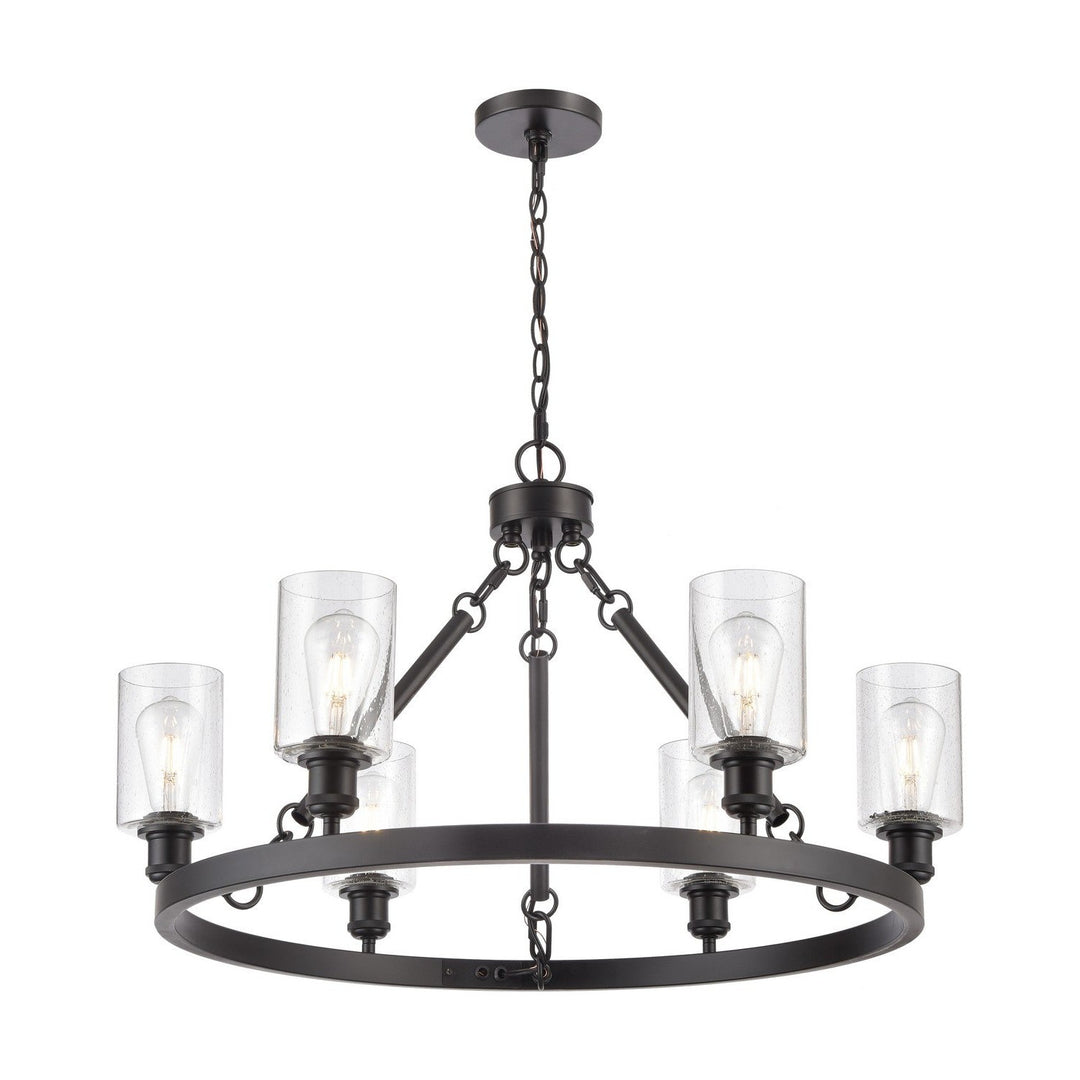 Innovations Ballston 830-BK-G804 Chandelier Light - Matte Black
