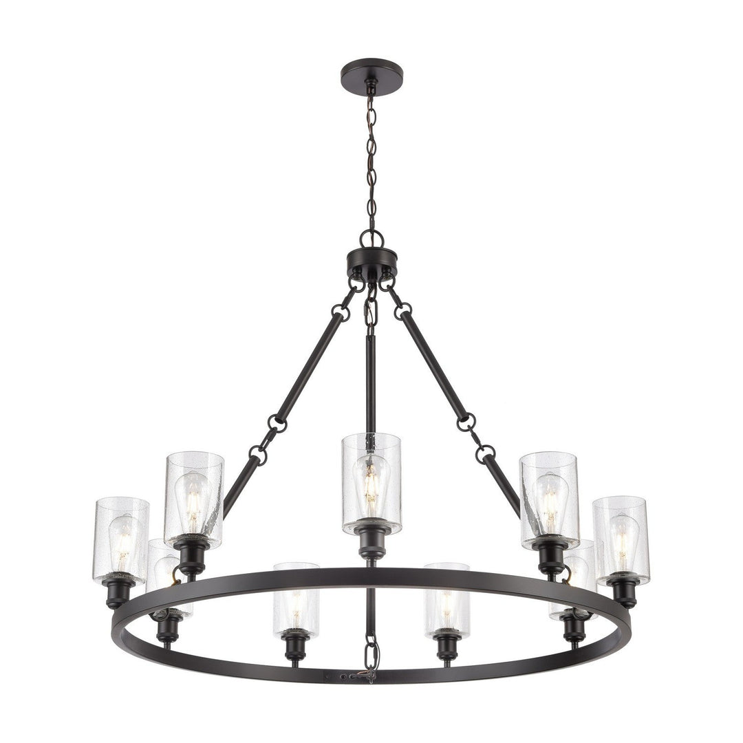 Innovations Ballston 840-BK-G804 Chandelier Light - Matte Black