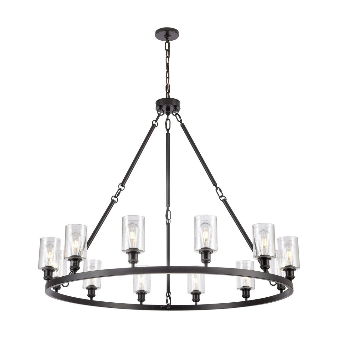 Innovations Ballston 850-BK-G804 Chandelier Light - Matte Black