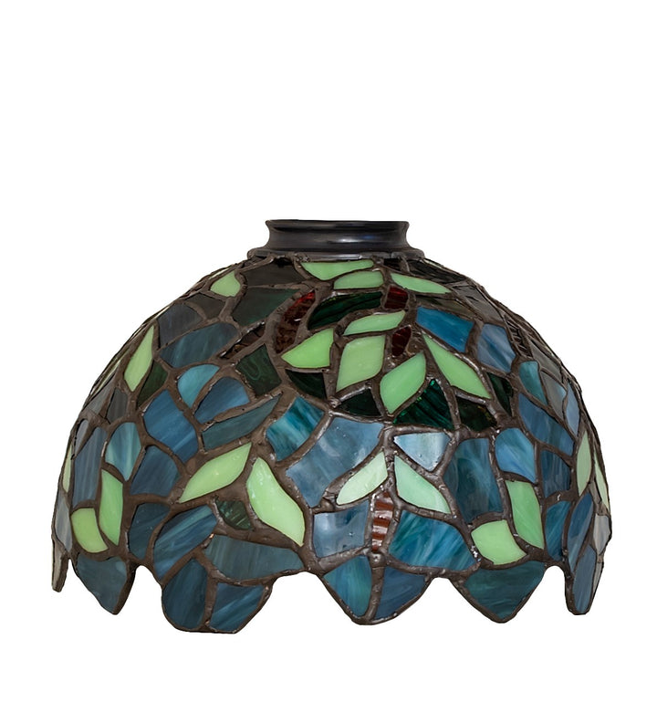 Meyda Tiffany Lighting 234746 Nightfall Wisteria Shade Lamp Shade Bronze / Dark