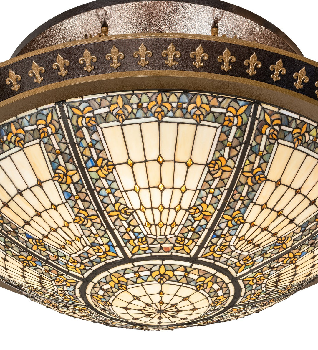 Meyda Tiffany Fleur-De-Lis 259026 Ceiling Light