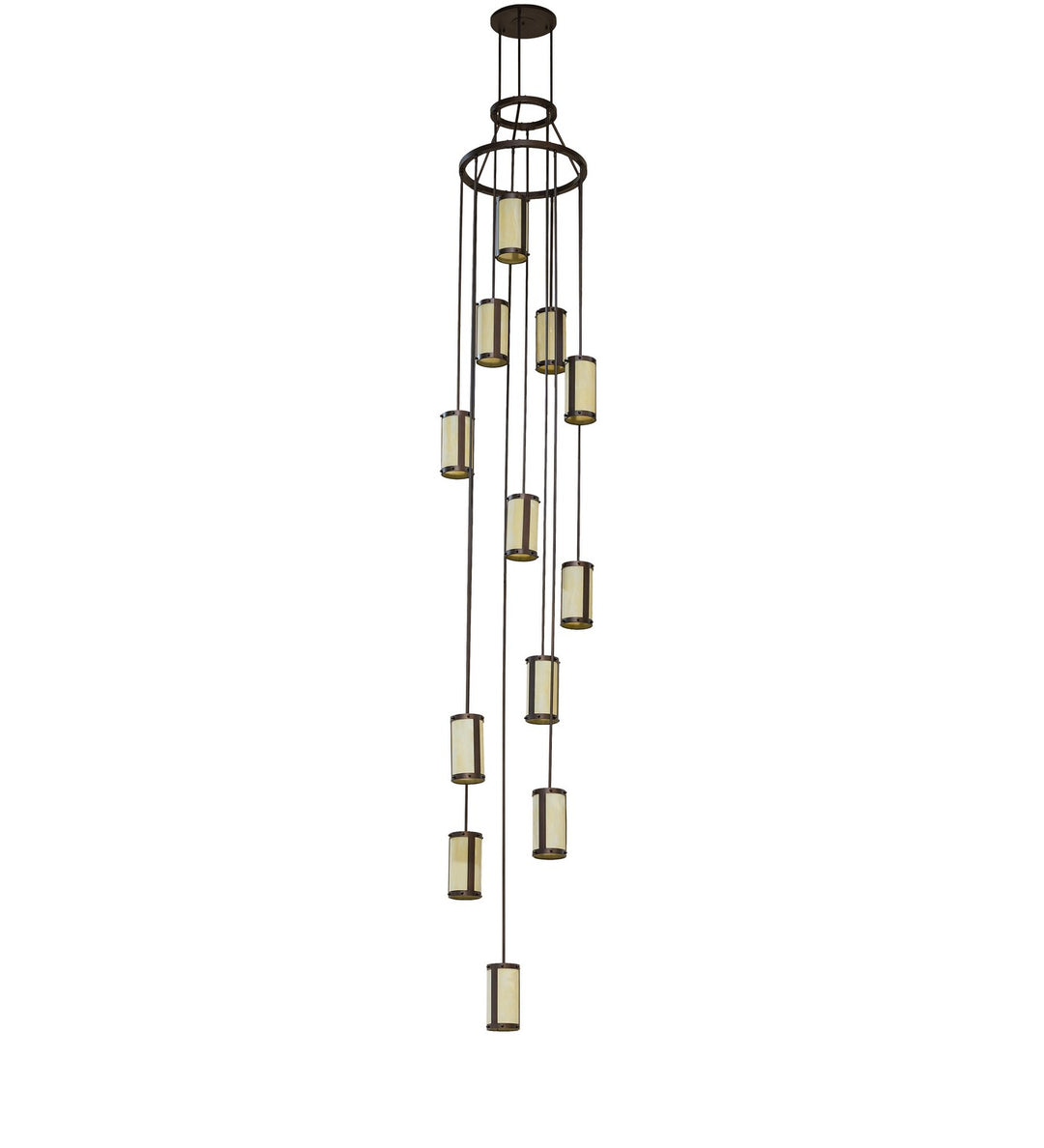 Meyda Tiffany Cartier 259624 Chandelier Light - Mahogany Bronze