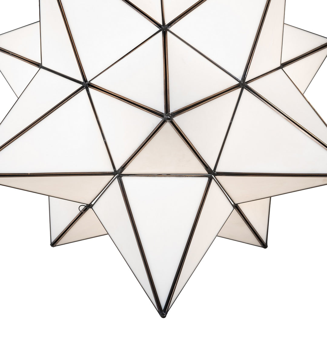 Meyda Tiffany Moravian Star 260247 Chandelier Light - Antique Brass