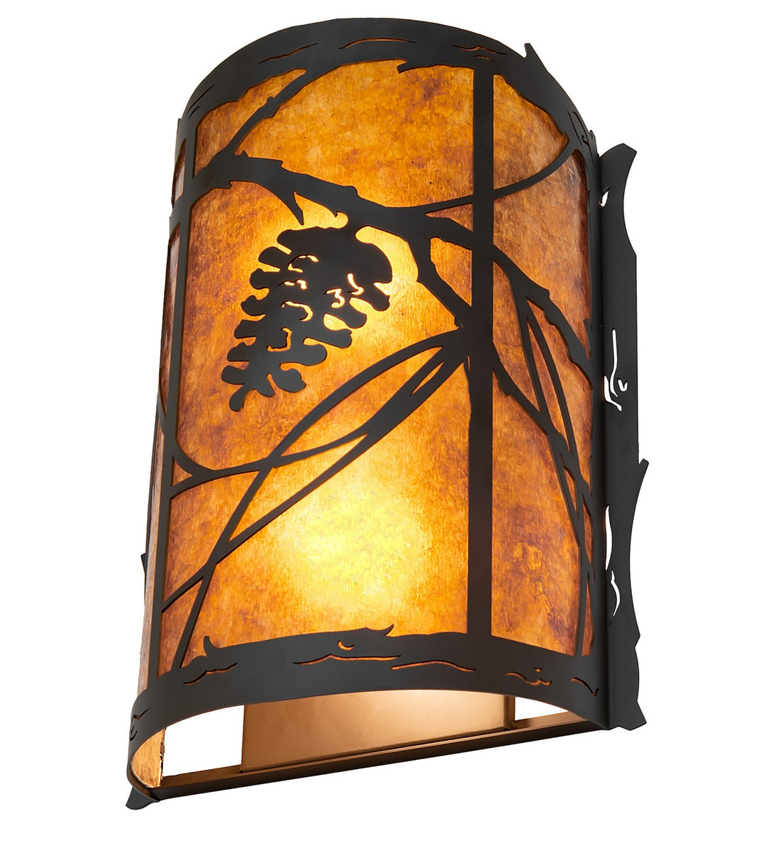 Meyda Tiffany Whispering Pines 261020 Wall Light - Oil Rubbed Bronze