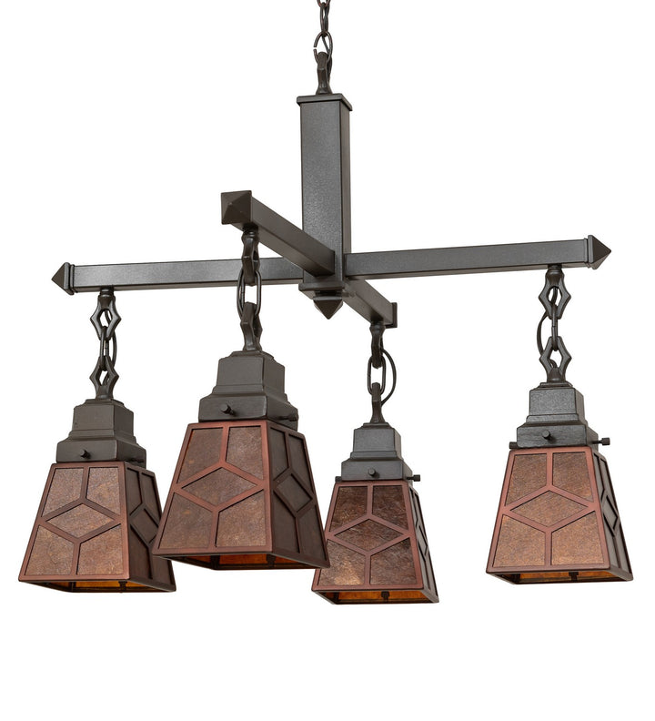 Meyda Tiffany Bungalow 28277 Chandelier Light - Mahogany Bronze