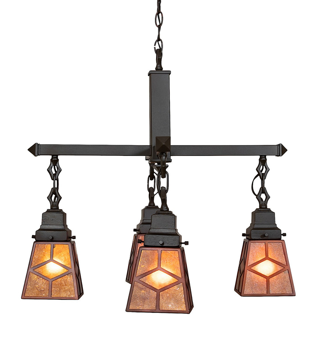 Meyda Tiffany Bungalow 28277 Chandelier Light - Mahogany Bronze