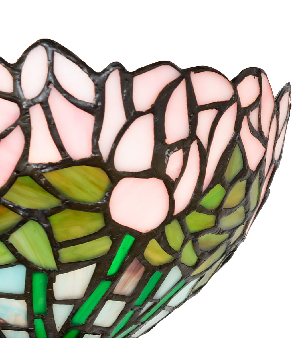 Meyda Tiffany Tiffany Cabbage Rose 264377 Wall Light - Mahogany Bronze