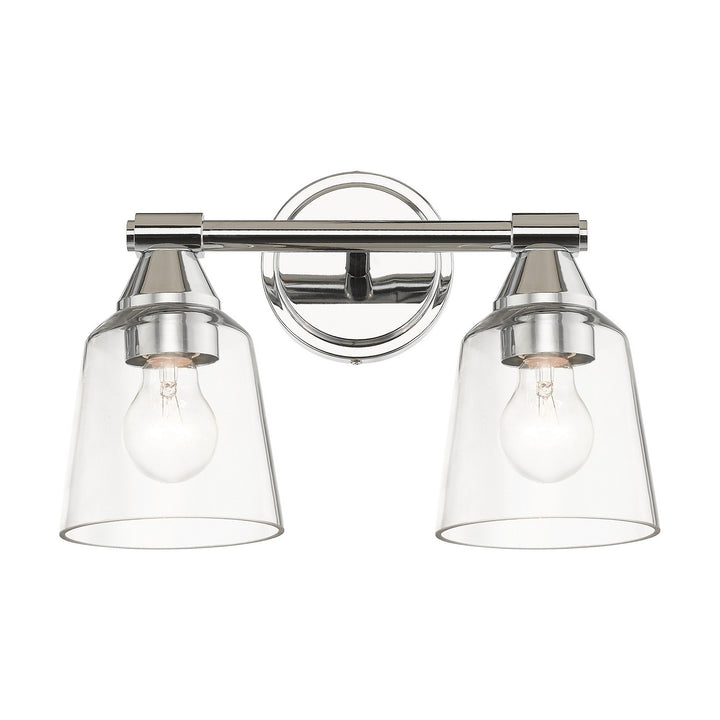 Livex Catania 16782-05 Bath Vanity Light 14 in. wide - Polished Chrome