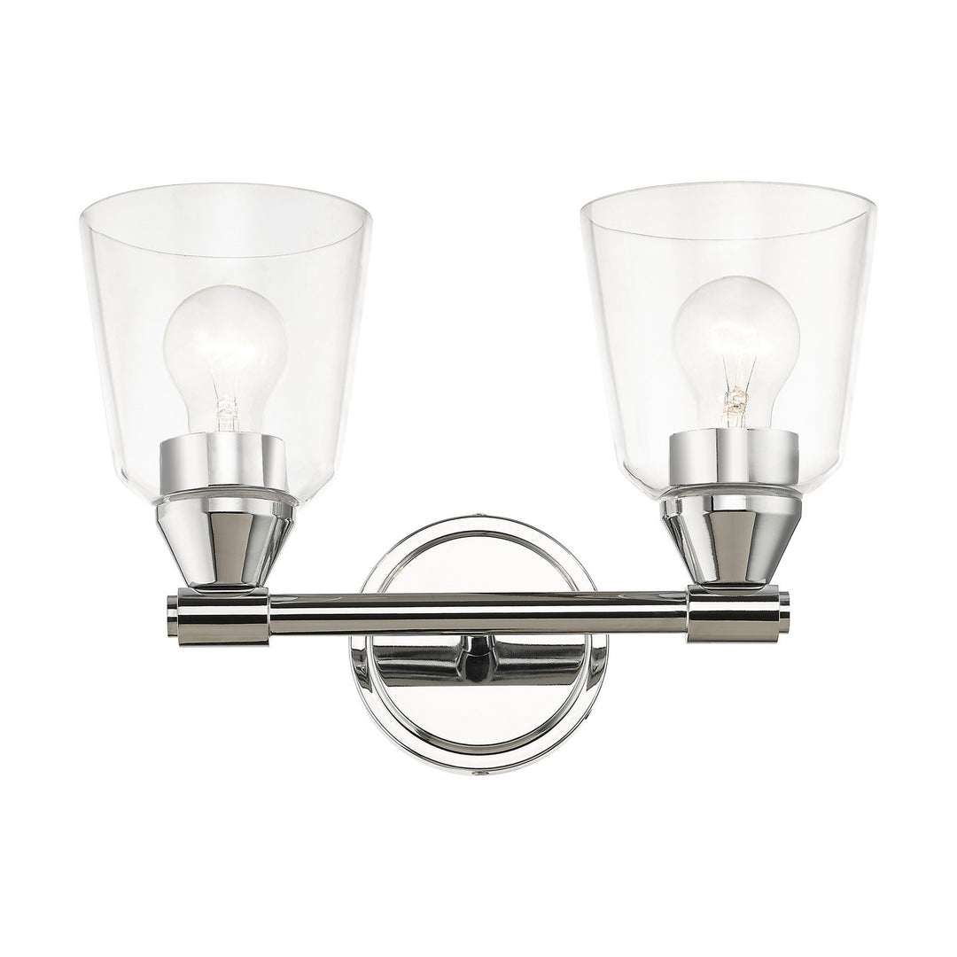 Livex Catania 16782-05 Bath Vanity Light 14 in. wide - Polished Chrome