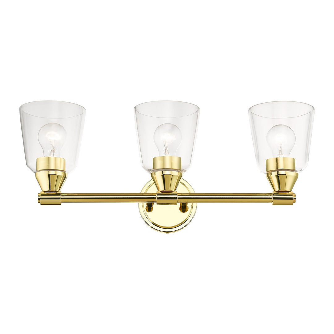 Livex Catania 16783-02 Bath Vanity Light 23 in. wide - Polished Brass