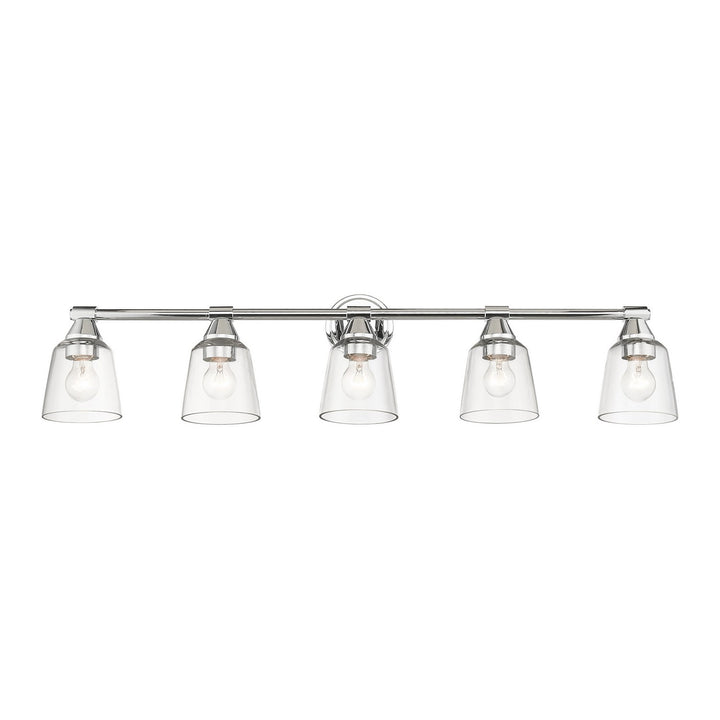 Livex Catania 16785-05 Bath Vanity Light 42 in. wide - Polished Chrome