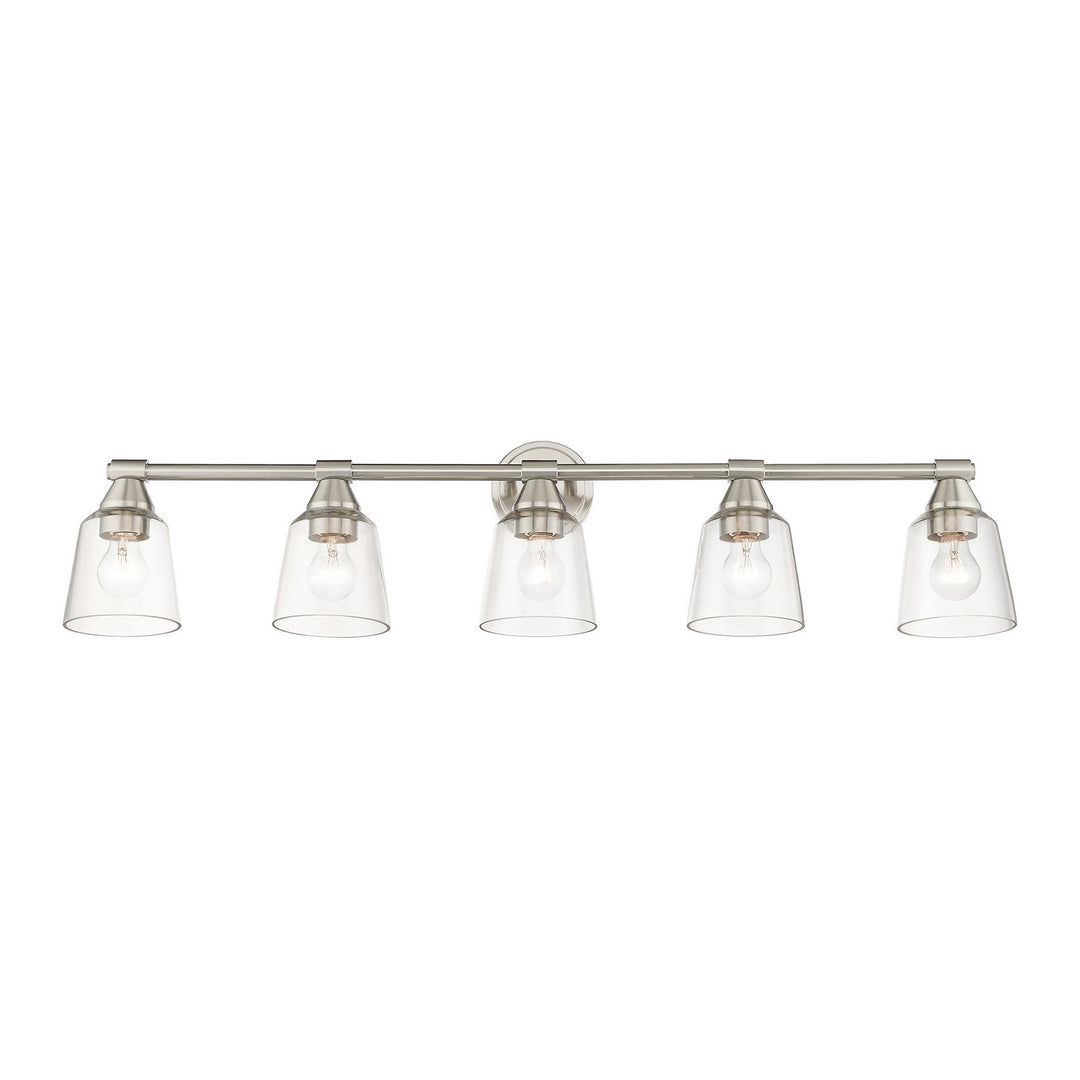 Livex Catania 16785-91 Bath Vanity Light 42 in. wide - Brushed Nickel