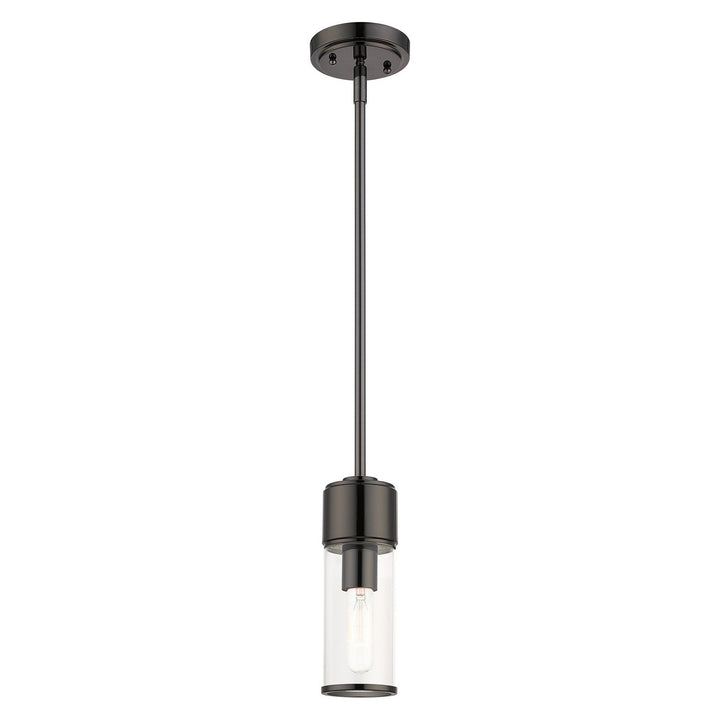 Livex Quincy 17140-46 Pendant Light - Black Chrome