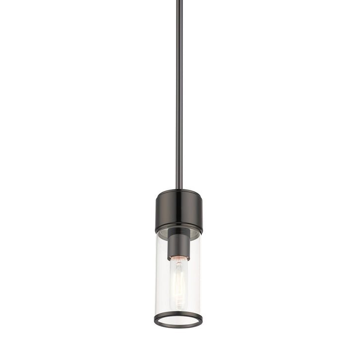 Livex Quincy 17140-46 Pendant Light - Black Chrome