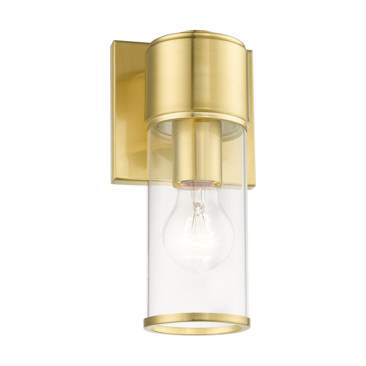 Livex Quincy 17141-12 Wall Sconce Light - Satin Brass