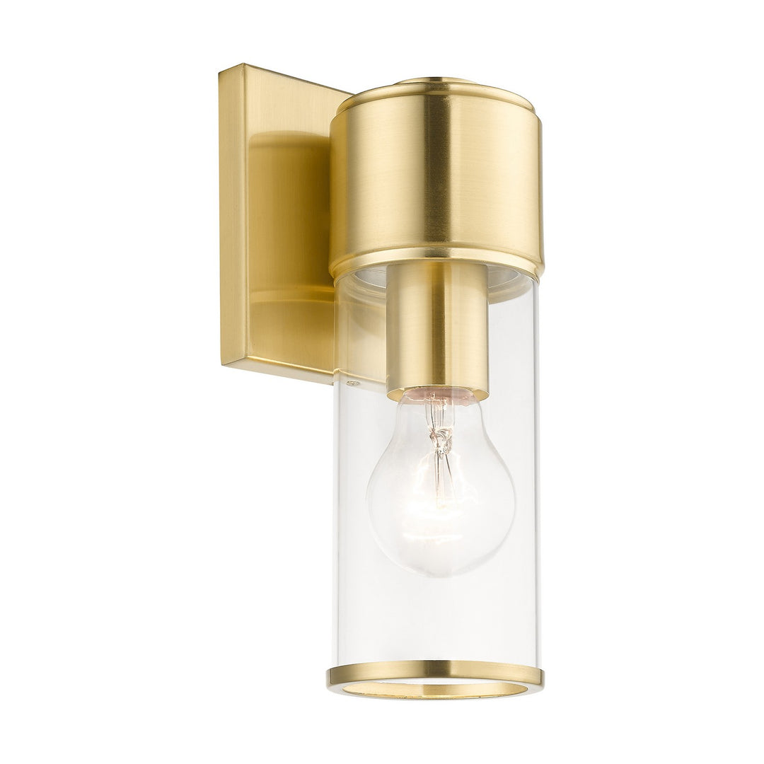 Livex Quincy 17141-12 Wall Sconce Light - Satin Brass