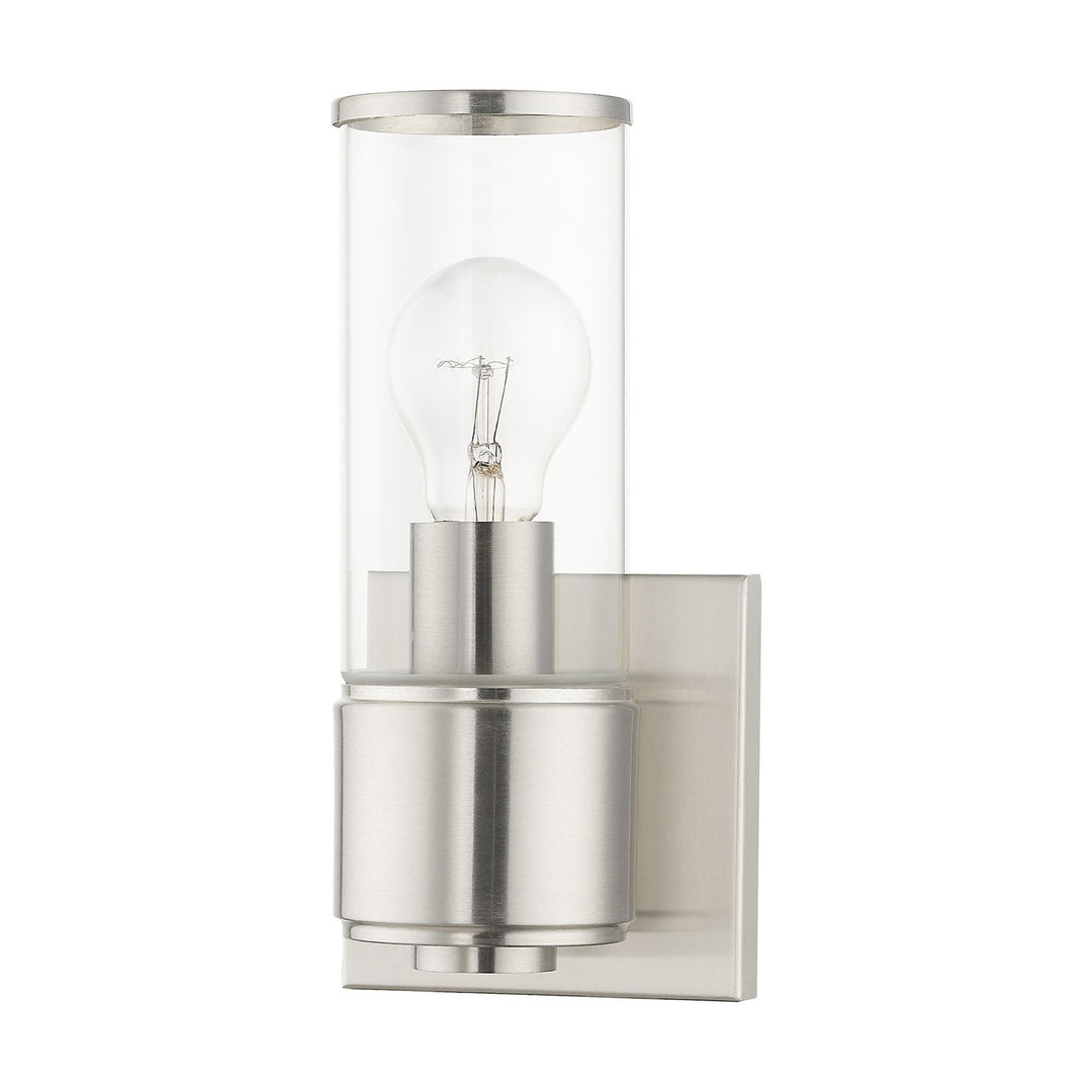 Livex Quincy 17141-91 Wall Sconce Light - Brushed Nickel