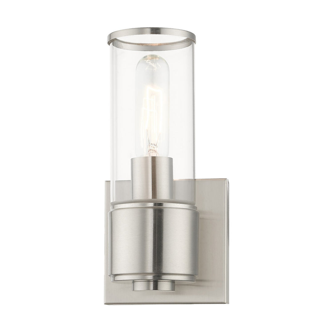 Livex Quincy 17141-91 Wall Sconce Light - Brushed Nickel