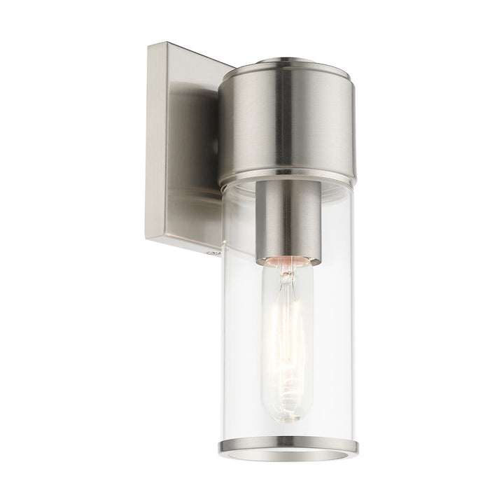 Livex Quincy 17141-91 Wall Sconce Light - Brushed Nickel