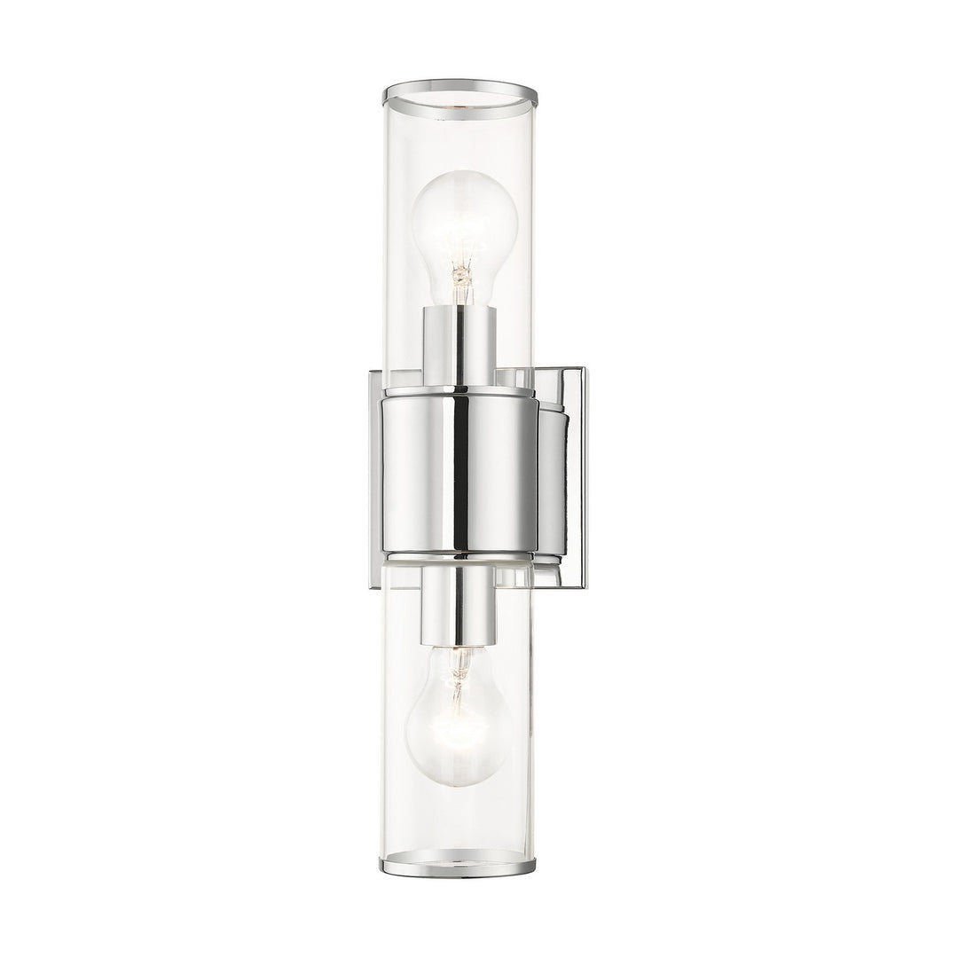 Livex Quincy 17142-05 Wall Sconce Light - Polished Chrome