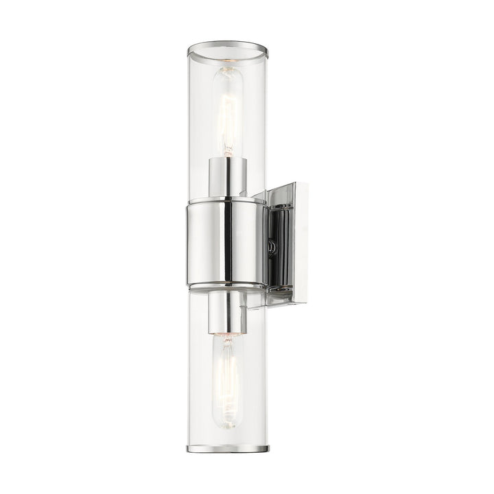 Livex Quincy 17142-05 Wall Sconce Light - Polished Chrome