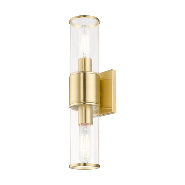 Livex Quincy 17142-12 Wall Sconce Light - Satin Brass