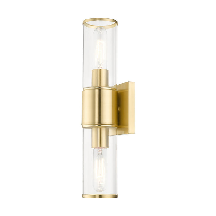 Livex Quincy 17142-12 Wall Sconce Light - Satin Brass