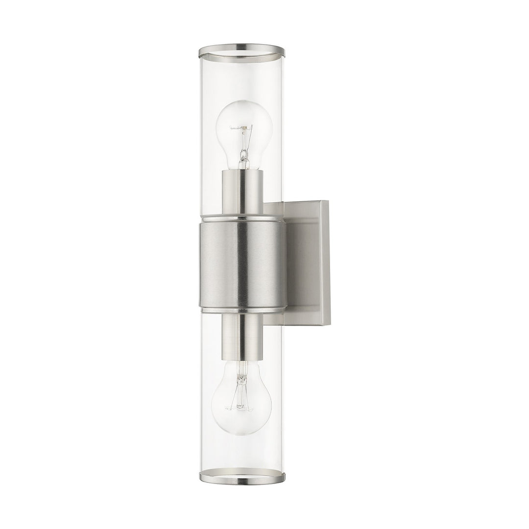 Livex Quincy 17142-91 Wall Sconce Light - Brushed Nickel