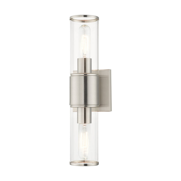 Livex Quincy 17142-91 Wall Sconce Light - Brushed Nickel