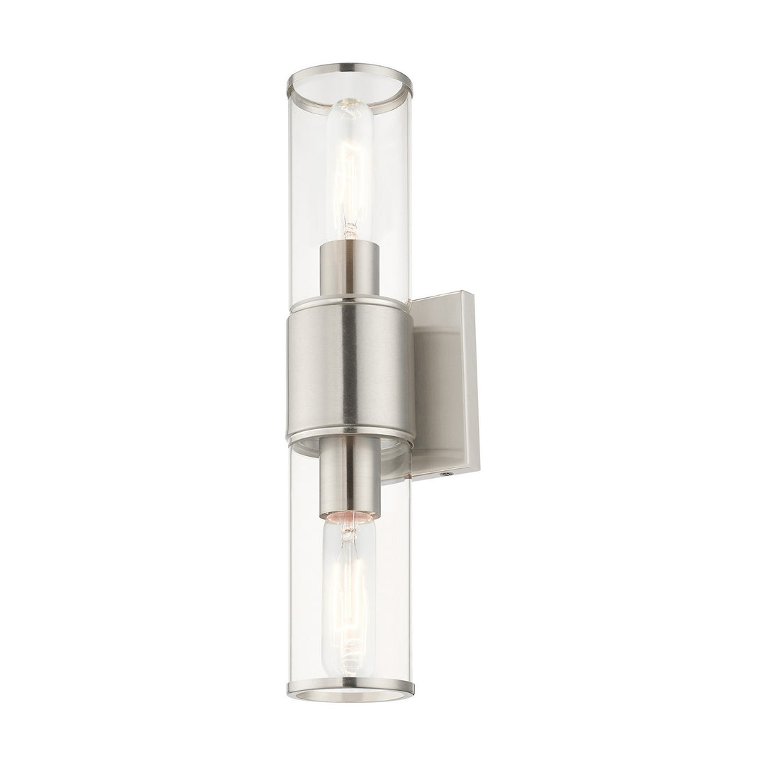 Livex Quincy 17142-91 Wall Sconce Light - Brushed Nickel